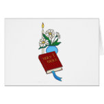Bible Candle Daisies