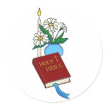 Bible Candle Daisies stickers