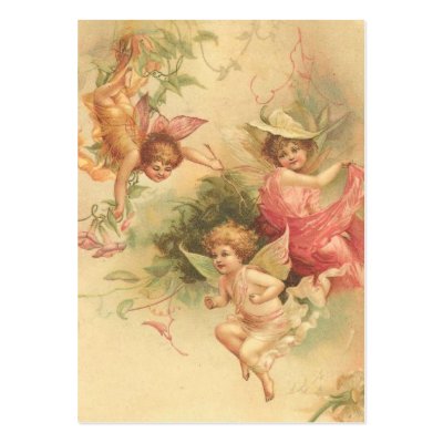 Bible Card-Vintage Angels verse on back Business Card Templates by forbes1954