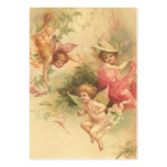 Bible Card-Vintage Angels verse on back business cards