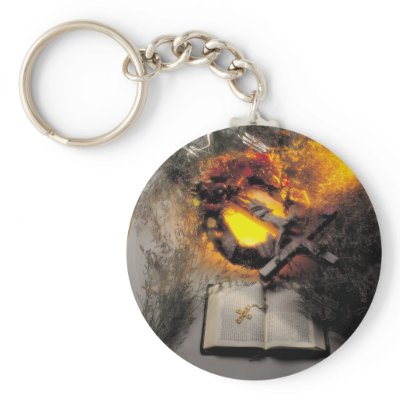 Bible Cross Keychains by christian__tshirts