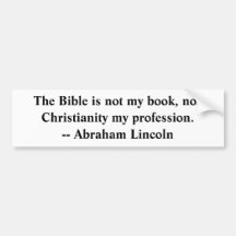 Bible is not my book bumper stickers