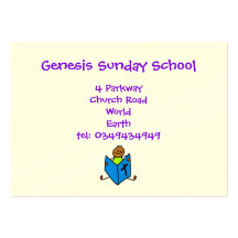 Bible Kid Business Cards