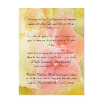 Bible passage postcard
