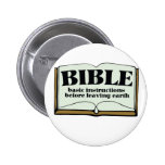 BIBLE PINBACK BUTTONS