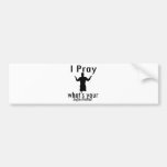 Bible prayer design bumper stickers