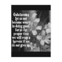BIBLE SCRIPTURE GALATIANS 6:9 postcards