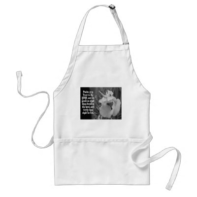 BIBLE SCRIPTURE PSALM 37:3 TRUST THE LORD APRON by scriptures