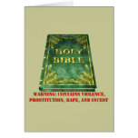 Bible Sex Violence Warning Cards