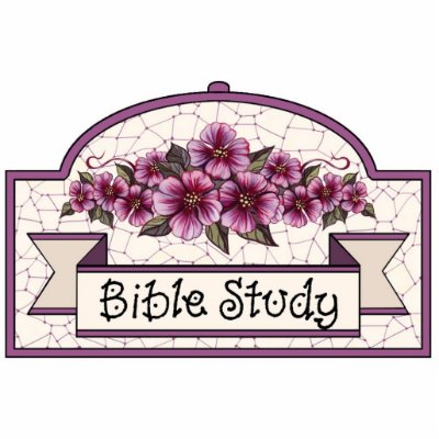 "Bible Study" - Decorative Sign - 46 Photo Cut Outs by ArtbyJean