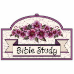 "Bible Study" - Decorative Sign - 46 photo sculptures