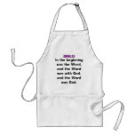 Bible Verses - John 1:1 Apron
