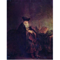 Biblical Figure By Rembrandt Harmensz. Van Rijn Cut Out