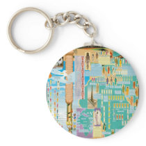 Biblical Genealogy Chart Keychain
