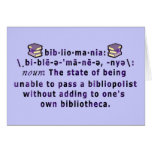 Bibliomania Blank Card