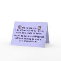 Bibliomania Greeting Card