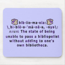 Bibliomania Mousepad
