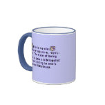 Bibliomania Mug