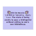 Bibliomania Postcard