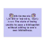 Bibliomania Postcard