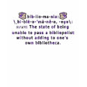 Bibliomania Shirt for Light