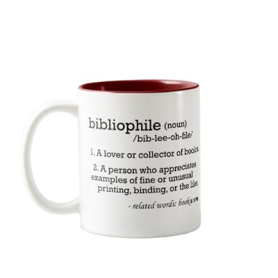 bibliophile, defined mug by chinacatsun76