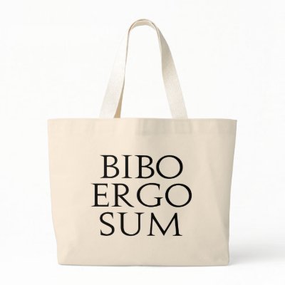 Bibo Ergo Sum Bag by alternateworlds