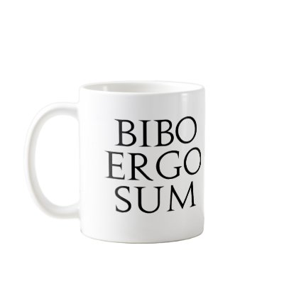 Bibo Ergo Sum Mugs by alternateworlds