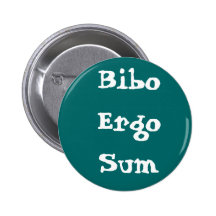 Bibo Ergo Sum Pinback Button