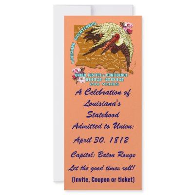Bicentennial Louisiana Important See Notes Below Custom Rack Card by LouisianaBicent2012