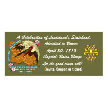 Bicentennial Louisiana Important See Notes Below Customised Rack Card