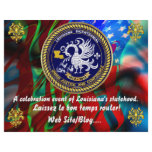 Bicentennial Louisiana Mardi Gras Party See Notes Full Color Flyer