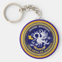 Bicentennial Louisiana Mardi Gras Party See Notes Keychain
