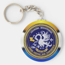 Bicentennial Louisiana Mardi Gras Party See Notes Keychain