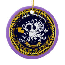 Bicentennial Louisiana Mardi Gras Party See Notes Ornament