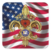 Bicentennial Sticker Sq Over 50 Colours View Note