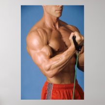 Bicep Curl Poster - Colour #210