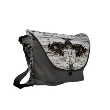 Bichbark Pattern Messenger Bags
