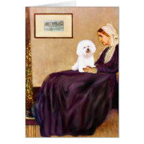 Bichon Frise 1 - Whistlers Mother Greeting Cards
