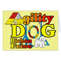 Bichon Frise Agility Gifts Cards