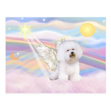 Bichon Frise Angel Postcard