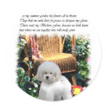 Bichon Frise Art Gifts Sticker