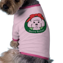 Bichon Frise Christmas Pet T Shirt