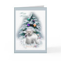 Bichon Frise Christmas Gifts cards