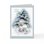 Bichon Frise Christmas Gifts cards