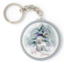 Bichon Frise Christmas Gifts Keychains