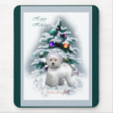 Bichon Frise Christmas Gifts mousepads