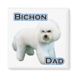 Bichon Frise Dad 4 - Magnet