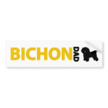 Bichon Frise Dad Bumper Stickers