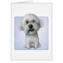 Bichon Frise Greeting Card